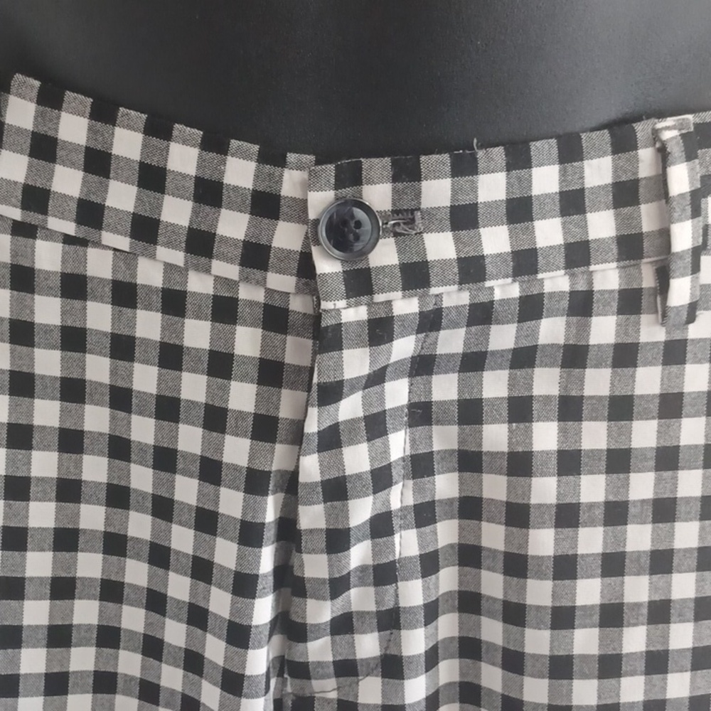 TR Premium British Style Checkered Dress Pants | Black & White, 34W x 32L - 🇬🇧 - Picture 4 of 10
